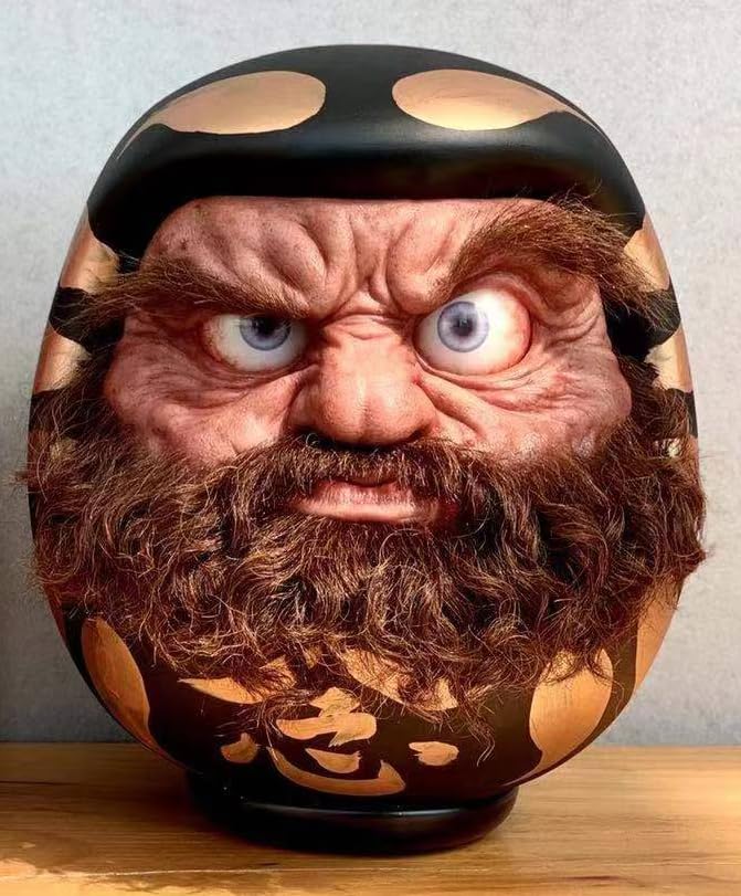 Amazon | BACALYSO |だるま 33cm級 フィギュア おきあがりこぼし 僧侶